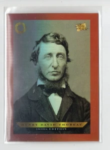 2024 Pieces of the Past 1800's Henry David Thoreau RED PARALLEL #B-179 15/50 - Picture 1 of 1