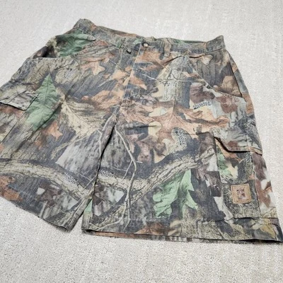 Pantalones Cortos Carga Camuflados De Colección Hombres Medianos 34 Paredes Ripstop Ventaja Madera Caza Foto 1 de 4