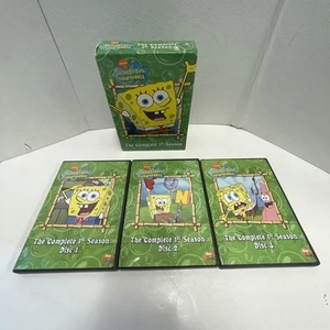 SpongeBob SquarePants The Complete 1st Season 3-Disc DVD Set 2003 Nickelodeon - Picture 1 of 7