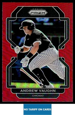 2022 Panini Prizm RED Andrew Vaughn Chicago White Sox #237 - Image 1 of 2