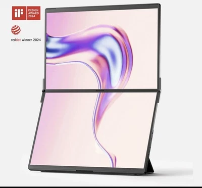 JSAUX FlipGo PRO Dual Stacked 16” Portable Monitor PM0205 + Stand, Adapt w/Folio - Image 1 of 4