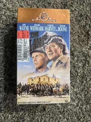 ВИДЕОКАССЕТА Аламо Джон Уэйн (2 кассеты) новая запечатанная - Изображение 1 из 4