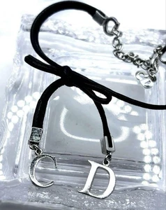 Christian Dior Armband Lederband schwarz - Bild 1 von 3