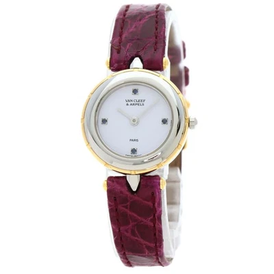 Van Cleef & Arpels La Collection Watches 43607 Stainless Steel/Leather Ladies - Image 1 of 4