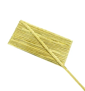 Sushila Vintage Golden Dori Thread Piping Cord Lace Trim 15 Yards for Crafts DIY - Picture 1 of 5