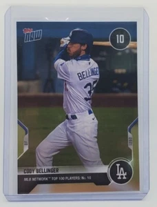 2021 TOPPS NOW® MLB Network Top 100 # T-10 CODY BELLINGER Los Angeles Dodgers - Picture 1 of 2