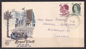 AUSTRALIA. 1963/Bordertown, Royal Visit special illustrated envelope - Picture 1 of 2
