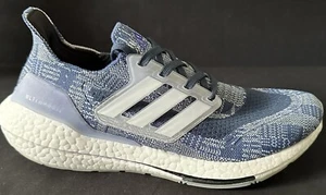 Adidas UltraBoost 21 Primeblue Sashiko Blue Running Shoes Mens Size 8 New FX7729 - Picture 1 of 5