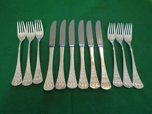 Rosenthal ROMANZE Vorspeisenbesteck 6 Personen 11 Teile Echtsilber 925er TOP - Bild 1 von 9