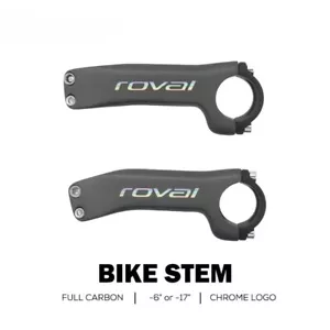 Road Mountain Bike Handlebar Stems Angle -6/-17Degree Carbon Stem 31.8x70-130mm - Picture 1 of 38