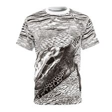 Sea Turtle Black & White Art Tee T - Shirt