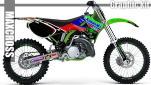 KAWASAKI KX125 KX250 1999 - 2002 MAXCROSS GRAPHICS KIT DECAL FULL Sticker MSTD1 - Picture 1 of 2