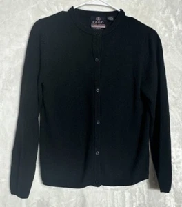 Izod Cardigan Sweater Girls Large 14-16 REG. Blue Button Up Schoolwear Uniform - Picture 1 of 3