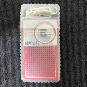 National Panasonic Pocket Radio R-1018 Red Vintage JPN Limited Portable radio - Picture 1 of 6