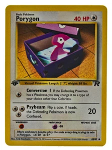 Porygon 48/82 Uncommon Non Holo 1st Edition Team Rocket NM+ eBay Tracking - Picture 1 of 3