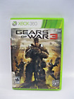 Gears Of War 3 Video Game Xbox 360 2011 Stickers CIB Complete Epic Games