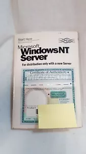 Microsoft Windows NT Server COA - Start Here - Basics and Installation book with - Picture 1 of 11