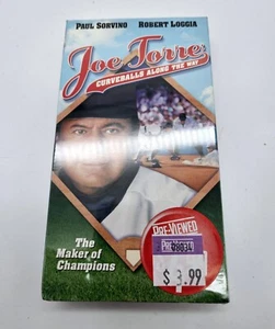 Joe Torre: Curveballs Along The Way VHS Tape Blockbuster Pre-viewed Sealed - Imagen 1 de 2