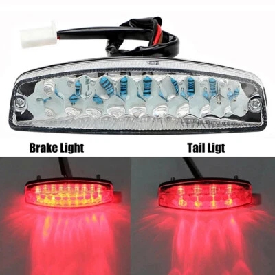 1X Motorcycle ATV Brake Tail Light Motorbike Rear Indicator Led Lamp Accessories - Image 1 of 4