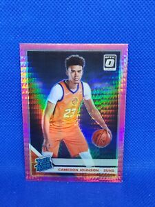 2019-20 Optic Cameron Johnson Hyper Pink Rated Rookie RC #200 Phoenix Suns