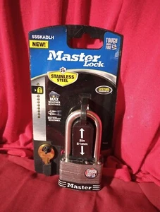 Master Lock 2.078-in Max Weather Stainless Steel Shackle Keyed Padlock 5SSKADLH - Picture 1 of 2