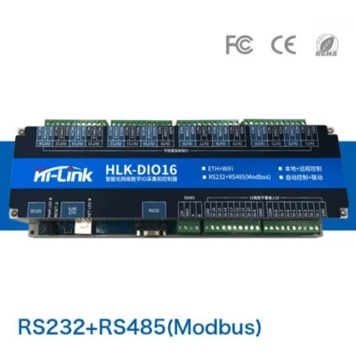 H-Link DIO16 16 Channel RS232 RS485 Modbus LAN WAN WIFI Relay Board Controller - Image 1 of 3