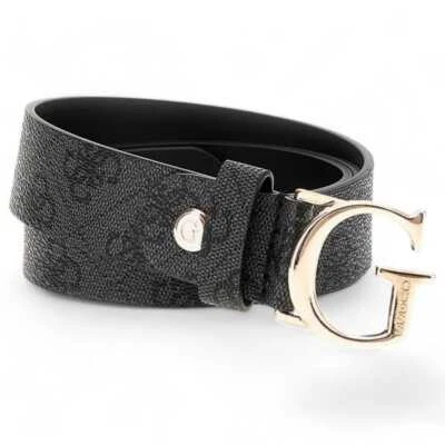 MODA Gürtel GUESS NOELLE LOGO Damen S Grau-Schwarz - BW7862P3430CLO-S - Bild 1 von 3