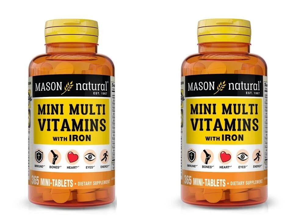 Mason Natural Daily Multiple Vitamins With Iron 365ct 311845000033t699