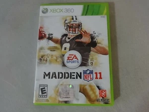 Madden NFL 11 Microsoft Xbox 360 Game Complete Free Ship - Picture 1 of 3
