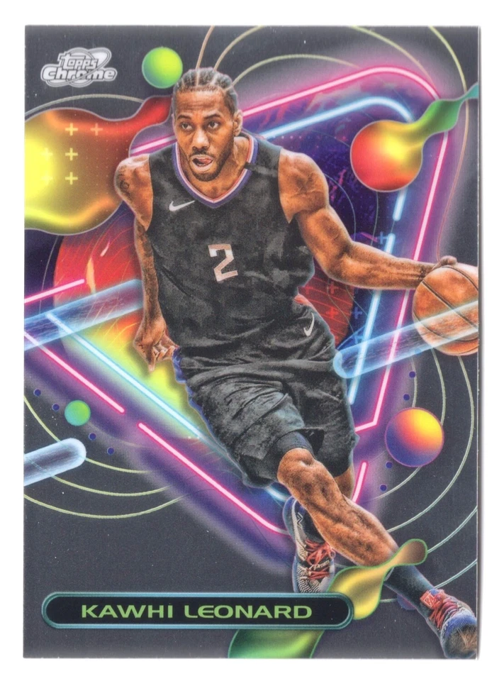 Kawhi Leonard 2023-24 Topps Cosmic Chrome #154 Los Angeles - Image 1 of 1