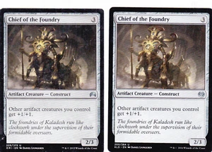 Chief of the Foundry Magic Origins Magic the Gathering MTG x2 - Picture 1 of 3