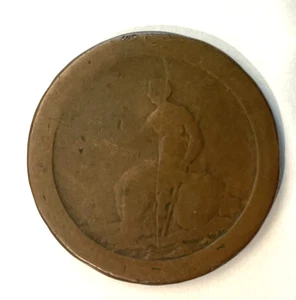 GREAT BRITAIN GEORGE III 1797 LARGE CARTWHEEL PENNY - Picture 1 of 2