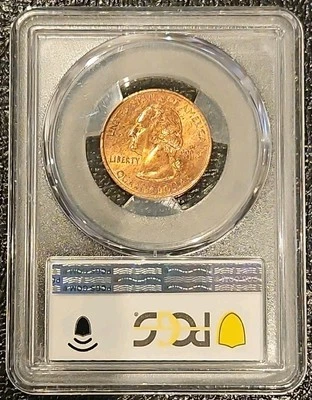 2005 P MINNESOTA STATE QUARTER MISSING CLAD LAYER PCGS MS63 25C MN ERROR - Image 1 of 4