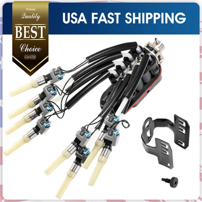 Inyector de combustible Spider Vortec FJ504 para camioneta Chevy V8 5,0 L 5,7 L 350 Cu EE. UU. Foto 1 de 4