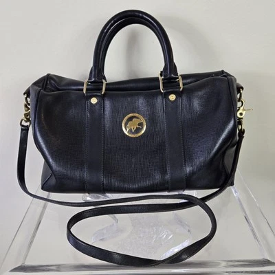 Bolso Cartera Hunting World Mujer Cuero Herrajes Dorados Italia Cartera Hombro Foto 1 de 4