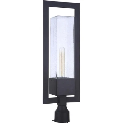 Craftmade ZA4025-MN Perimeter 1 Light 25 inch Midnight Outdoor Post Mount - Image 1 of 4
