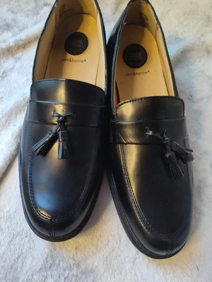 Croft & Barrow мужской черный кожаный кисточки мокасины туфли - размер 12 м новый - Изображение 1 из 4