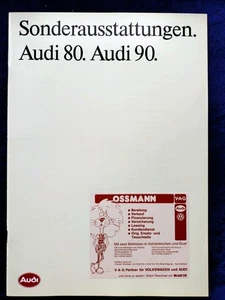 AUDI 80 90 B3 Typ 89 Sonderausstattungen Prospekt 1.1990 - Picture 1 of 10