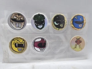 Power Rangers Vintage RARE Retro 90s Pogs - Picture 1 of 1