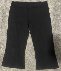 Sportliche Capri-Trainingshose Damen LuluLemon Größe 12 schwarz - Bild 1 von 5