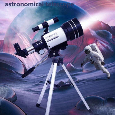 Teleskop Astronomie, Tragbares 70 mm Refraktor Fernrohr Teleskop für Kinder DHL - Bild 1 von 4