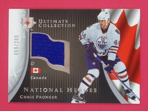 2005-06 Ultimate Collection Chris Pronger 069/200 National Heroes Jerseys #NHJCP