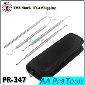 Juego de kit escalador espejo raspador de dientes raspador de placa cálculo sarro dental PR-347 - Imagen 1 de 2