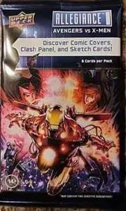 TWO! (2) 2023 Allegiance: Avengers vs X-Men Hobby Packs 12 Cards Factory Sealed - Picture 1 of 3