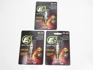 (3-PACK) E3 Spark Plug E3.32 DiamondFire Powersport 14mm .500" Gasket-Seat - Foto 1 di 3
