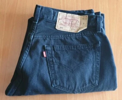 PANTALON LEVIS LEVI'S 501 NEGRO TALLA 36 COMO NUEVO TOP - Imagen 1 de 4