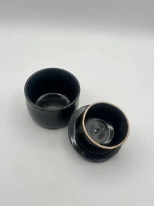 Hand Crafted Butter Bell Studio Stoneware Black - Picture 1 of 14