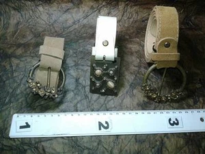 Cinturón de Piel 3 CM Hebilla Ante Beis Artesanal Vintage Cinturón Buckle ME1 - Imagen 1 de 1