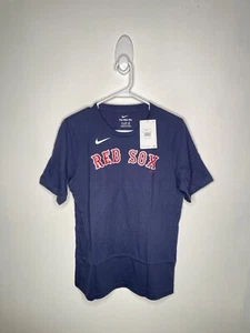 The Nike Tee MLB Boston Red Sox Shirt Boys Sizes Blue Alex Verdugo Baseball - Picture 1 of 4