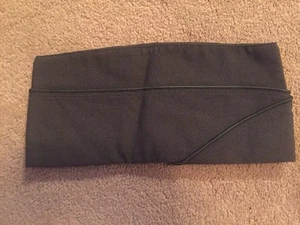 7 1/8  Man's Garrison Cap Green Poly Wool Tropical AG-344 - Picture 1 of 4